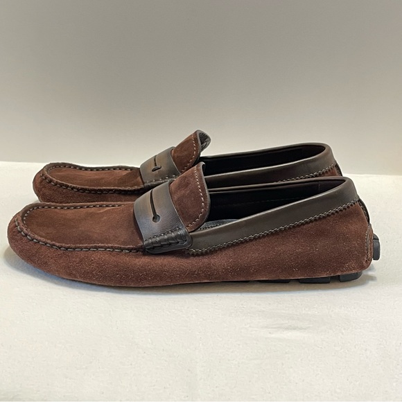 ERMENEGILDO ZEGNA suede driving loafers - Picture 3 of 11